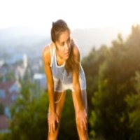 Runner building endurance base with easy run