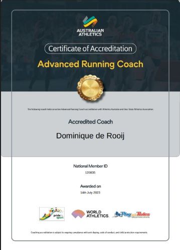 Athletics Australia Accreditation Advanced Running Coach