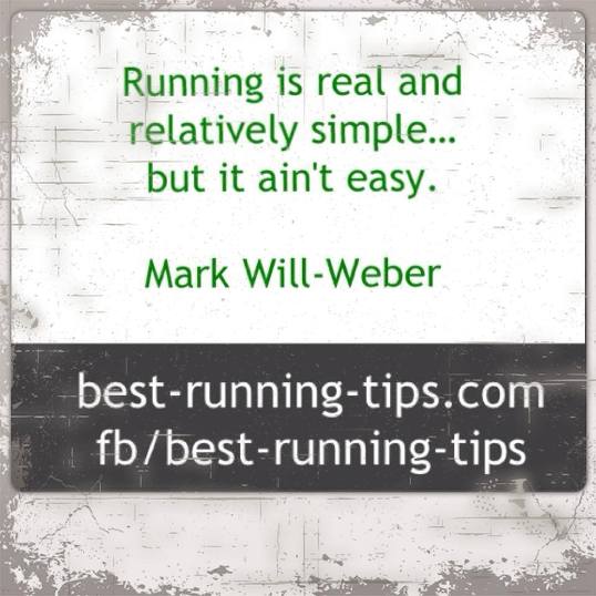 running quote - running is simple...