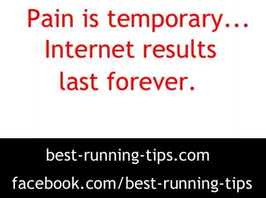 pain is temporary...