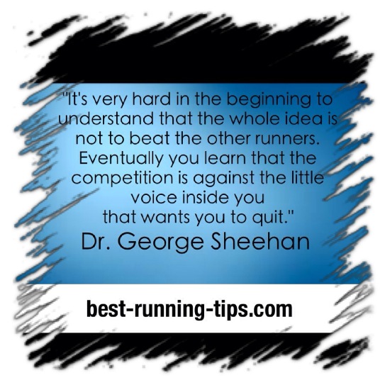 great quote from dr george sheehan