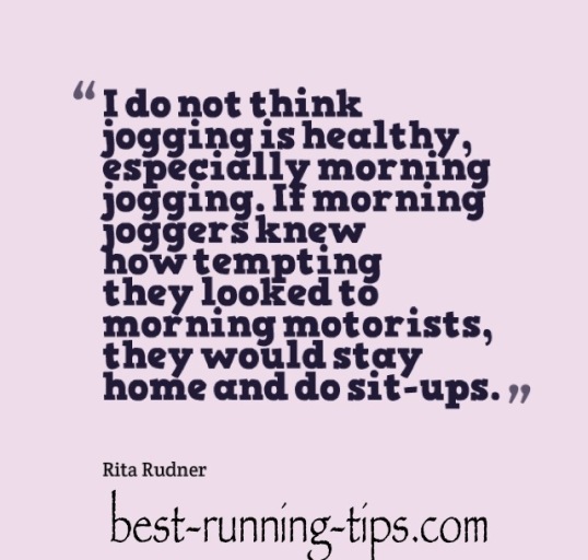 running quote rita rudner