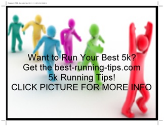 5k running tips advertisement