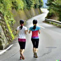 Weekly mileage increase example chart