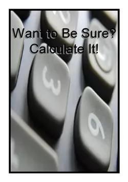 text: want to be sure? calculate it!
