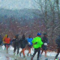 running faster or further