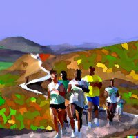 Runner doing a structured strength training progression