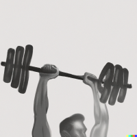Runner doing core strengthening exercises